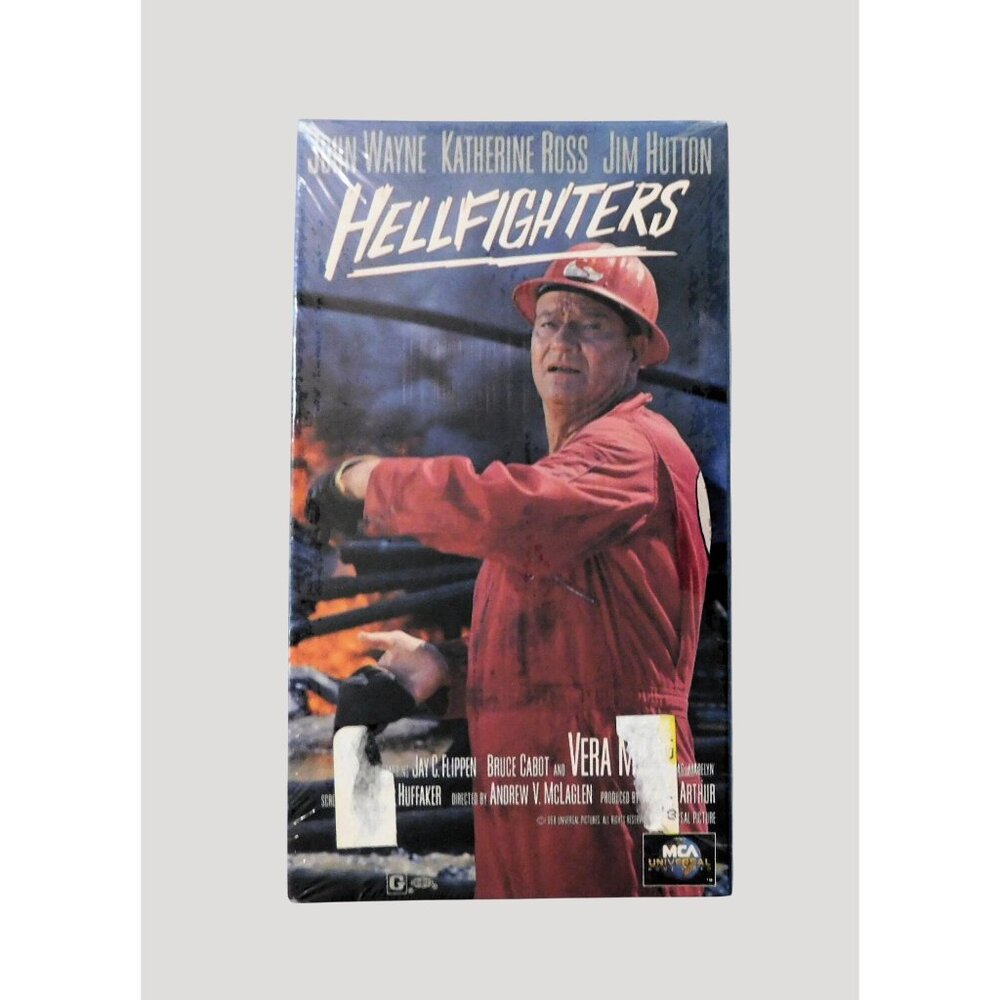 Hellfighters John Wayne Katherine Ross VHS Action 1968 New Sealed